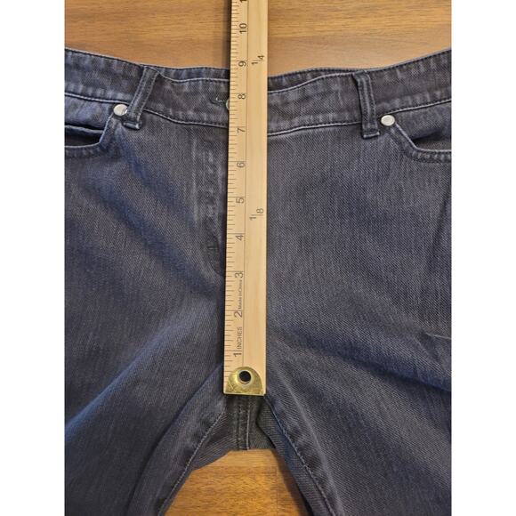 J.McLaughlin Lexi Skinny Jeans Sz 8 Black Stretch Mid Rise Denim EUC - Picture 7 of 11